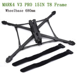 MARK4 V3 Pro 15Inch 680Mm T8 Carbon Fiber Drone Rack Frame Kit with 8Mm Arm for