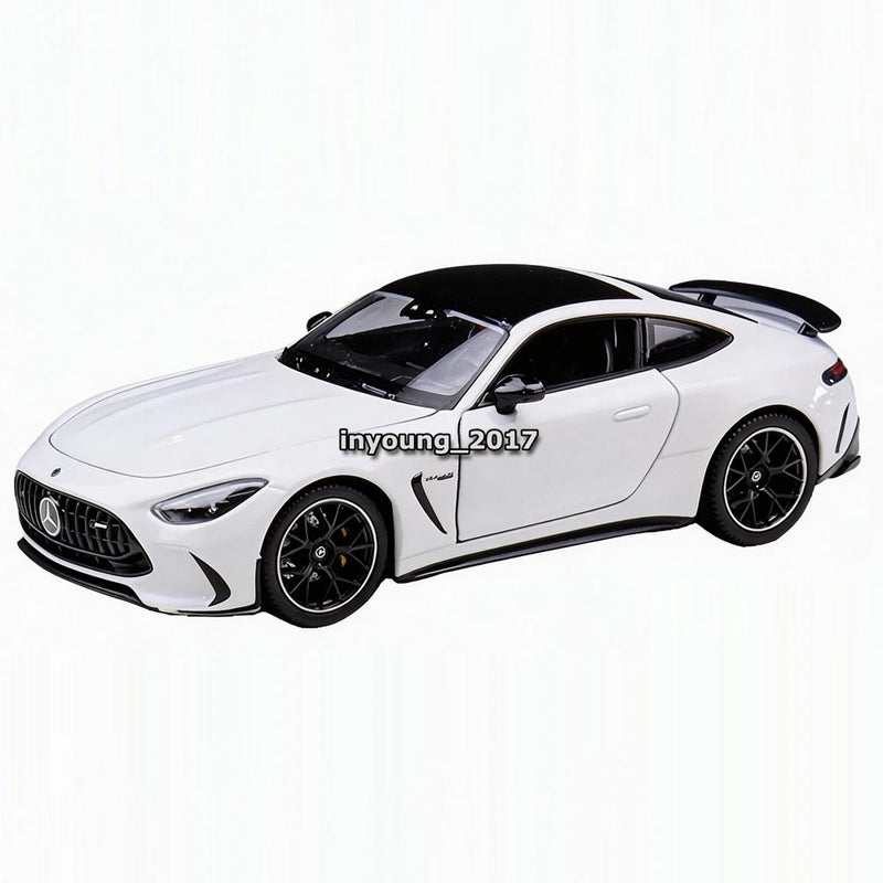 1/24 AMG GT 63 Model Toy Car Diecast Toy Vehicle Doors Open Toys for Boys White