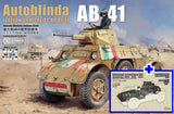 Heavy&Lanmo 1/35 35005 Autoblinda AB41 Armored Car+Internal Structure Model Kit