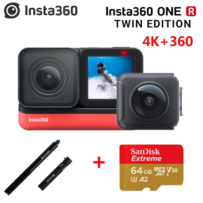 New Insta360 ONE R sports Action Camera 5.7K 4K 360 waterproof Twin Edition