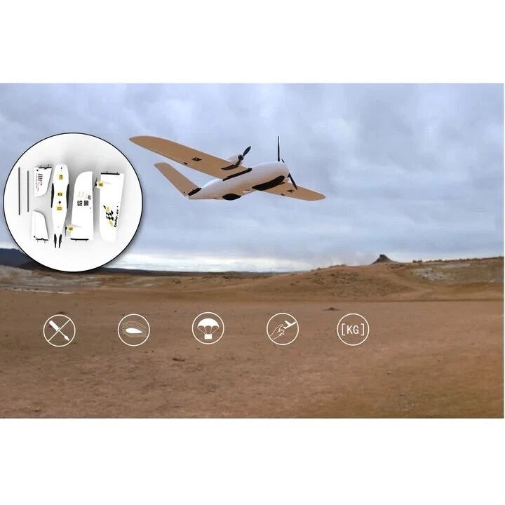 Hand Throw Aerial Survey Carrier Fixed Wing VTOL Drone Mapping UAV Aircraft