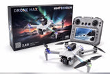 Quadcopter drone with HD camera and handheld remote controller with screen