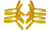 HQ Prop Durable Bullnose Tri-blade Propeller 4x4.5x3 YELLOW, DP4X4.5X3Y