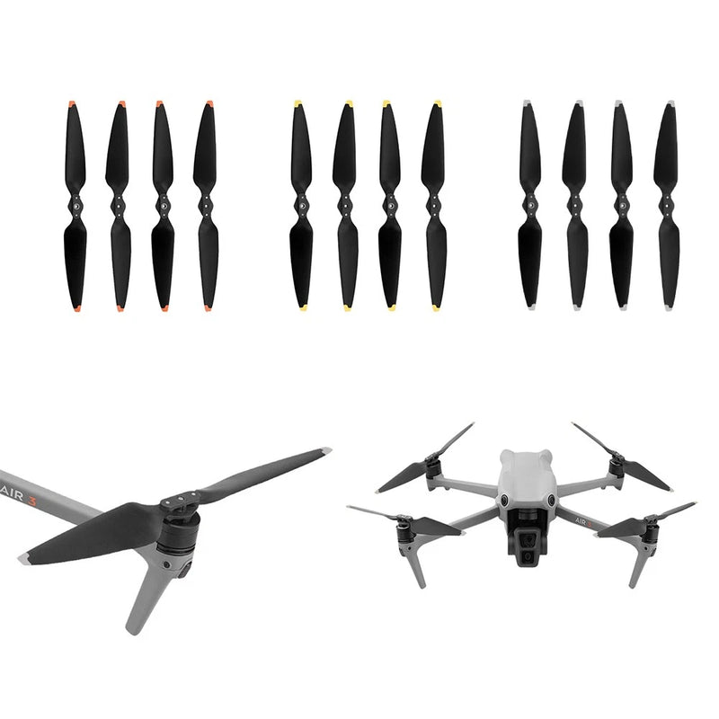 Gold/Silver/Orange Edge UAV Propeller Blades For DJI Air 3 Drone Accessories