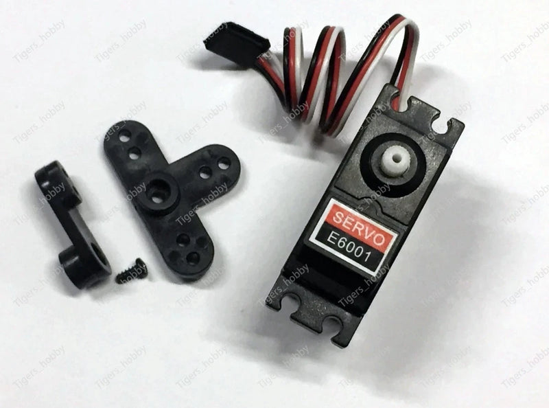 6Kg Torque Throttle Steering Servo With Servo Arms E6001 For 1/8 1/10 Rc Car Hsp