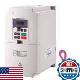 Qnk 5.5Kw 7.5Hp 220V Ac 25A Vfd Converter Single To 3 Phase Inverter Variable