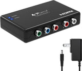 Portta Component To Hdmi Converter Ypbpr Rgb Audio 1080P For Hdtv Ps2 Xbox