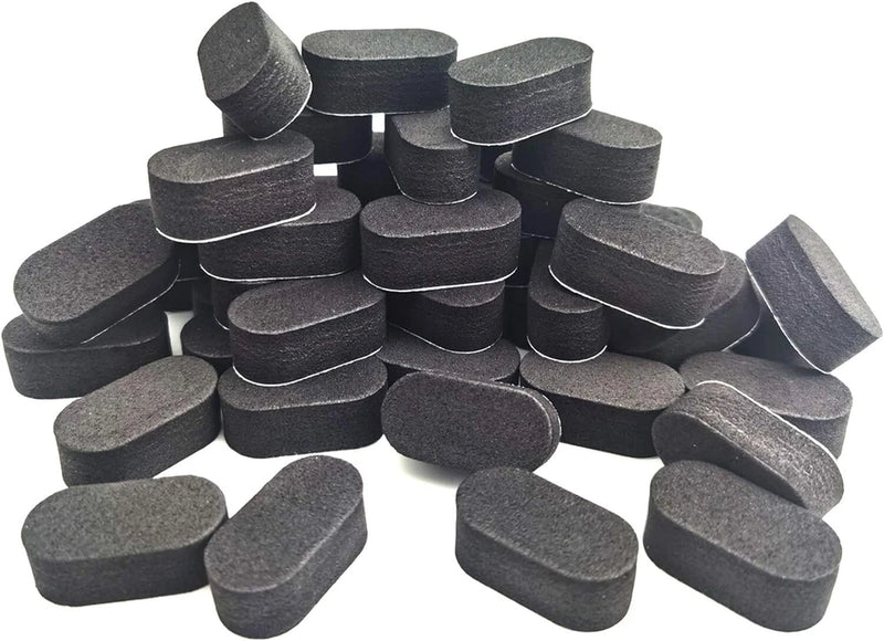 72 Pcs Fpv Black Sponge Mat Landing Skid Pad Gear Anti-vibration Shockproo