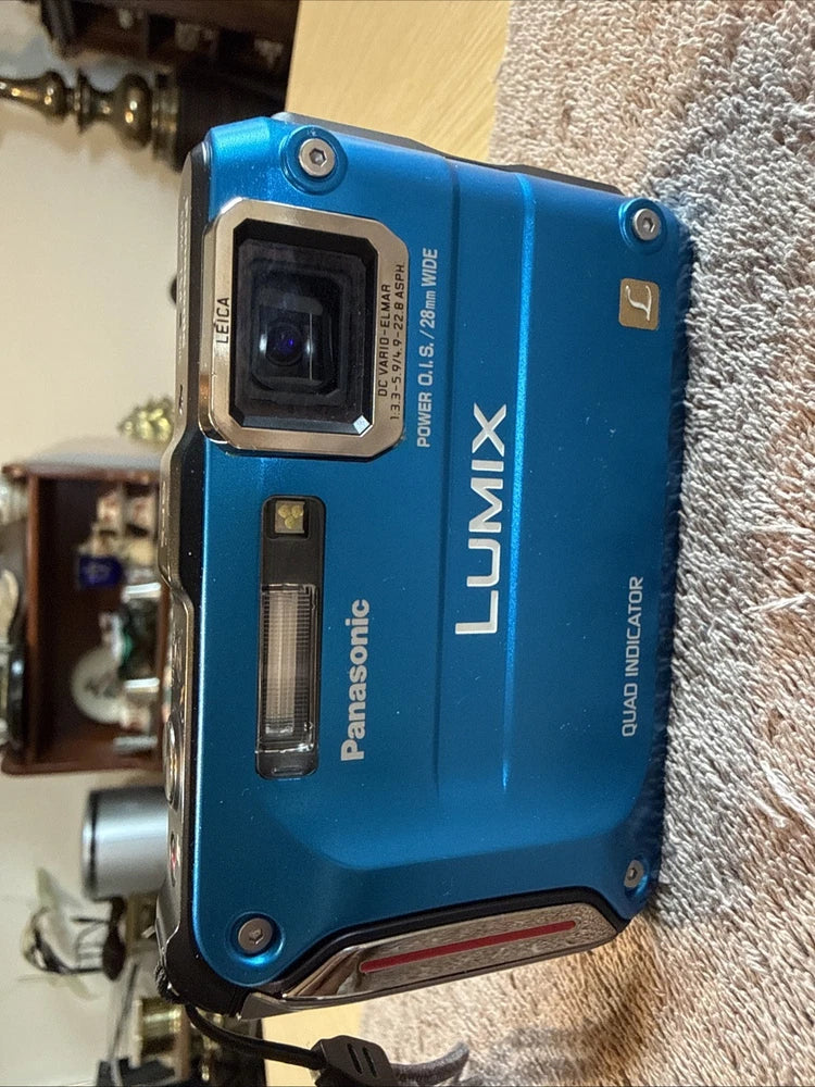 Panasonic LUMIX DMC-TS4 12.1MP Camera - Blue