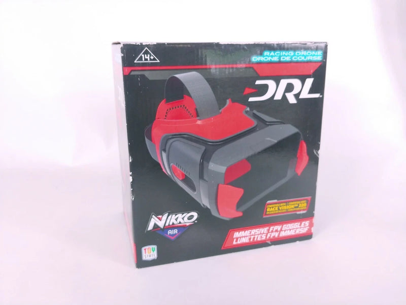 Nikko air DRL racing drone immersive fpv goggles black and red race vision 220