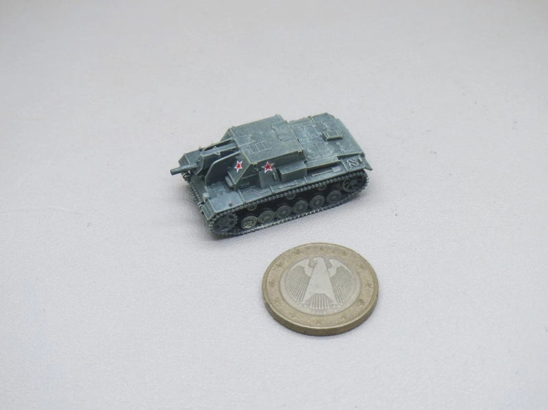1/144 WWII Soviet SG-122 self-propelled gun
