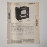SAMS PHOTOFACT SERVICE MANUAL 40-7 GLOBE RADIO MODEL 456 BATTERY OPERATED Battery