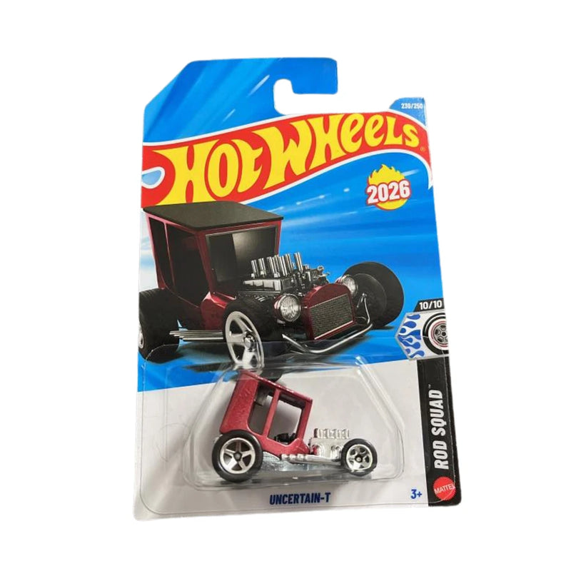 2026 Hot Wheels Uncertain-T JJH70 Rod Squad New Model Case L Steve Scott Rod
