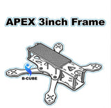 APEX Mini 3 Inch 150mm Carbon Fiber Frame Kit with 4MM Thickness Arms For FPV Fr