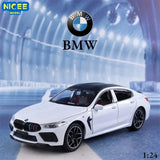 1:24 BMW M8 MH8 800 MANHART Alloy Car Model Diecast Metal Toy Sound and Light