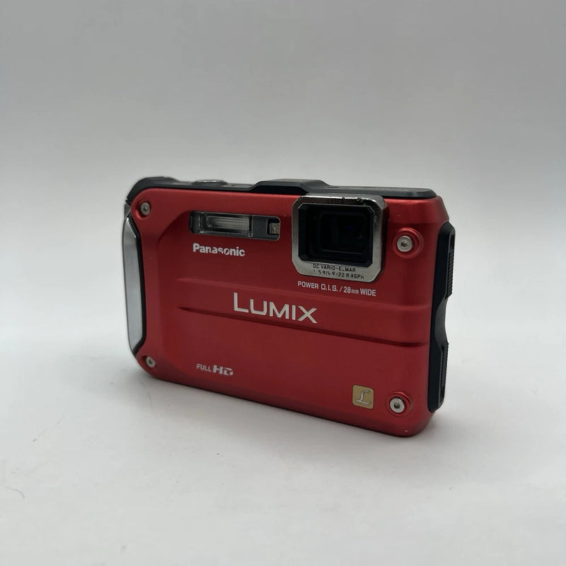 Panasonic Lumix DMC-TS3 Red Digital Camera / No Battery Tested