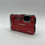 Panasonic Lumix DMC-TS3 Red Digital Camera / No Battery Tested