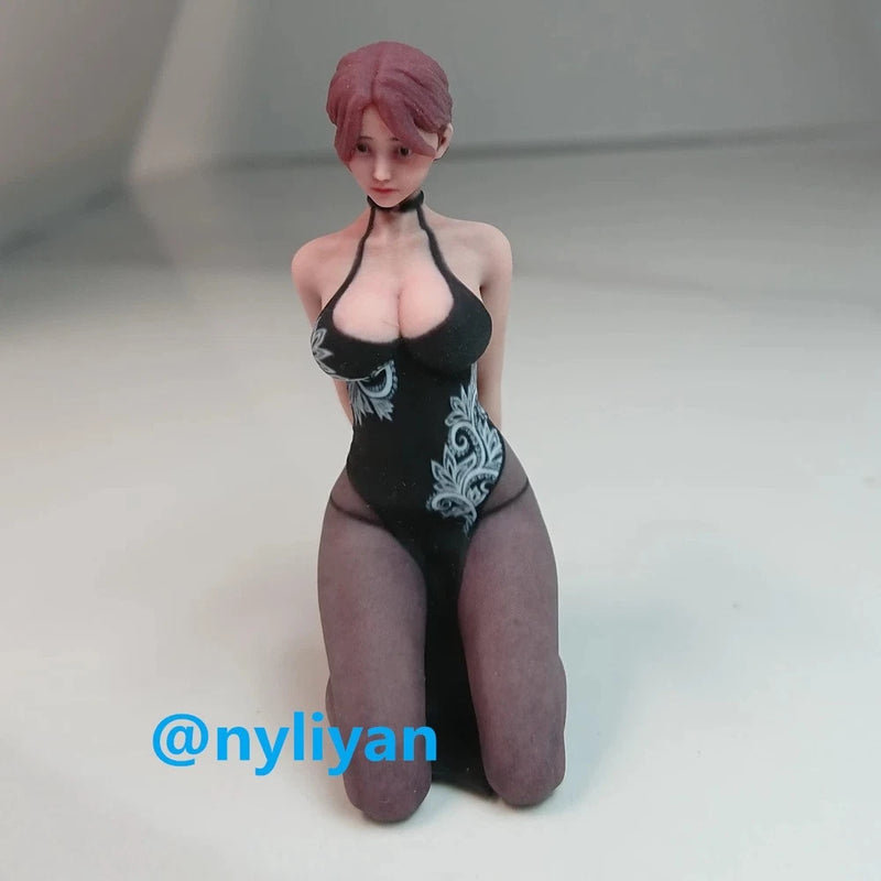 1/16 1/18 1/43 Miniature Sexy Bodysuit Beauty Girl Scene Props Figure For Cars