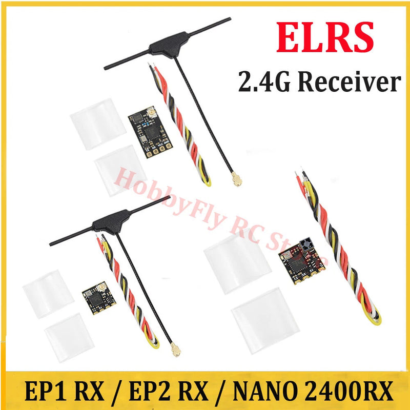 2.4GHz ExpressLRS ELRS Nano Mini Receiver Long Range for RC FPV Drone Racing