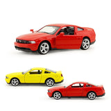 1:43 Ford Mustang GT Model Toy Car Diecast Toy Vehicle Doors Open Pull Back