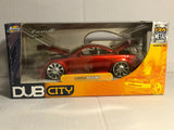 JADA DUB CITY LEXUS SC430 RED 1:24 DIECAST MODEL CAR   #83