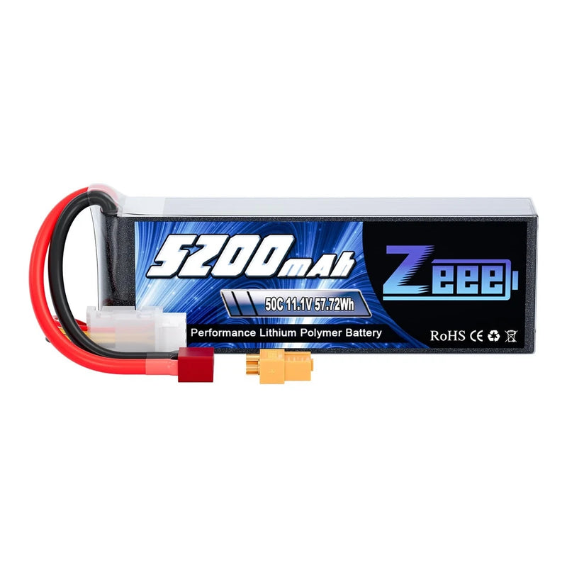 S 5200mAh 11.1V 50C LiPo Battery T Plug XT60 for RC Car Truck Plane Boat Battery