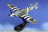 Hobby Master 1:48 Mustang Mk III model plane with RAF-style multicolor markings and stand