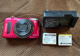 FUJIFILM FinePix T300 Red Compact Digital Camera 14MP Tested Working Japan