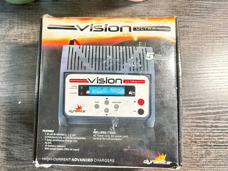 Dynamite Vision Ultra AC/DC High-Currant Advanced Charger New, Open Box, Tested Battery