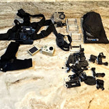 GoPro HERO 2 Plus Silver Camcorder W Battery Waterproof Case + Many Accessories
