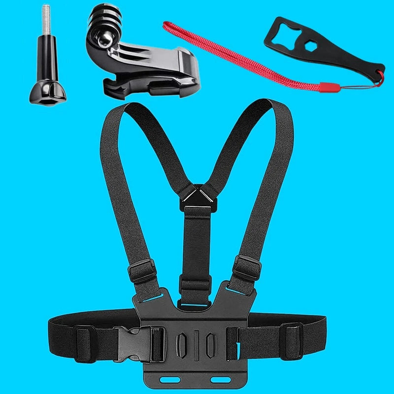 Excellent 4in1 Sports Action Camera Kits Fits Gopro Hero 5, 4, Session, 3, 2, 1