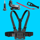 Excellent 4in1 Sports Action Camera Kits Fits Gopro Hero 5, 4, Session, 3, 2, 1