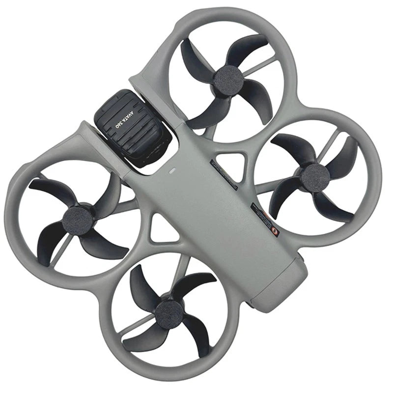 Gray motor protective cover caps set with four motor guards