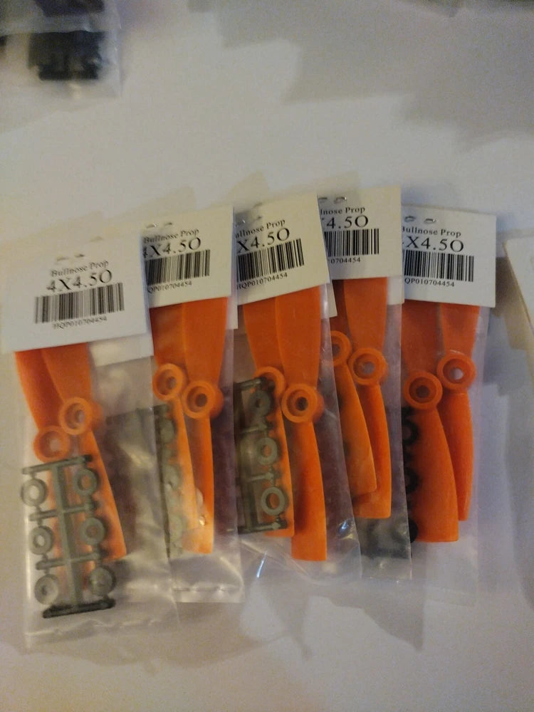 Orange bullnose pusher tools in clear packaging, 22-count set