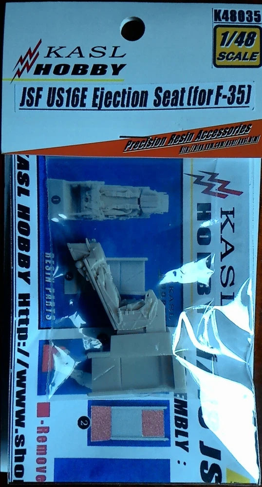 KASL Hobby 1/48 JSF US16E ejection seat resin accessory in retail package
