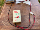 Quick charge battery charger module with red and black wiring leads