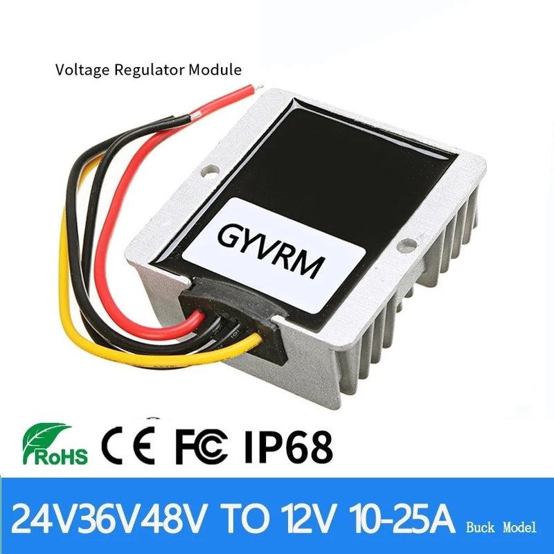 DC Step Down Converter 48V to 12V 5A-25A 300W Buck Power Module 20-60V Input