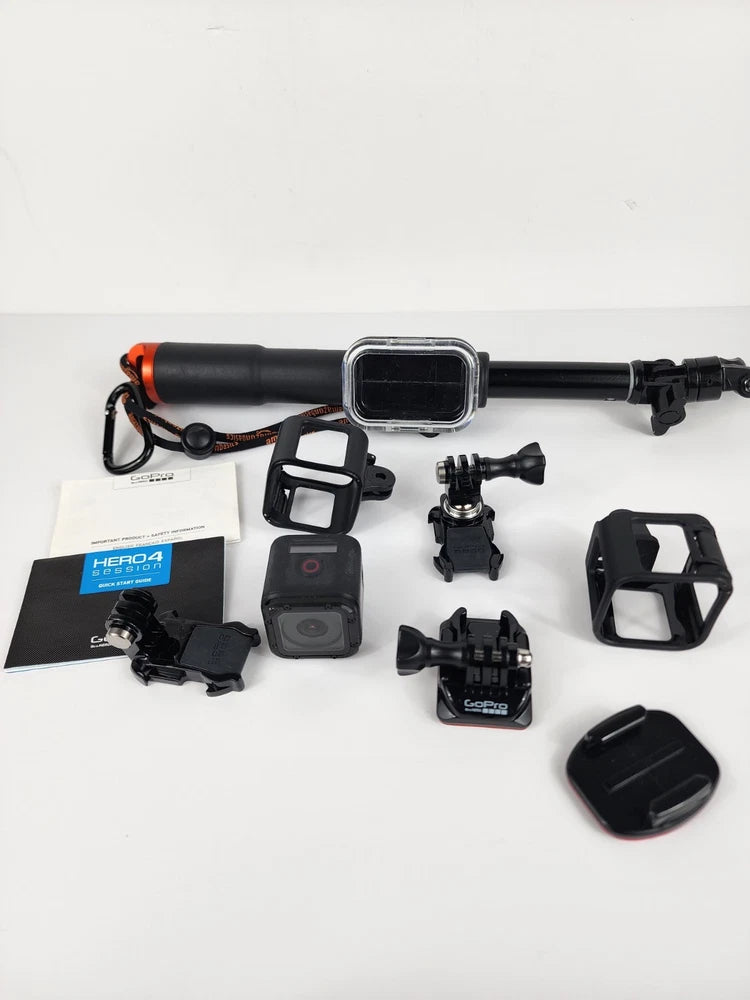 GoPro HERO4 Session waterproof action camera with mounts, frame and accessories, in kit