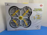 Thunder Glow Pro Drone Remote Control Quad-Copter With Lights R/C Flying Kids