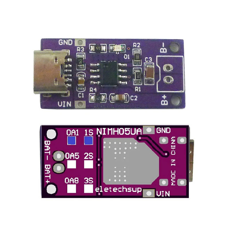 DC-DC Converter Module NiMH Battery Charging Module 1.5V 3V 4.5V TYPE-C 1S 2S 3S