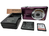 Panasonic LUMIX DMC-FH5 Purple Compact Digital Camera Working