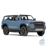 1:36 Toyota Land Cruiser 250 Model Car Diecast Toy Vehicle Gift Collection Blue