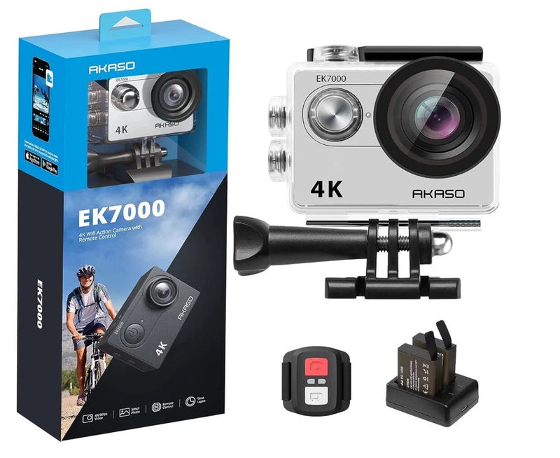 Ultra HD Underwater Camera, 20MP 4K 30FPS, 170 Degree Wide Angle Waterproof