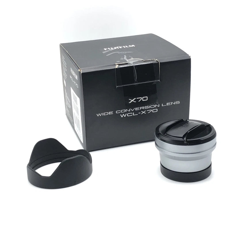 Fujifilm WCL-X70 WCL X70 Wide Conversion Lens - Silver