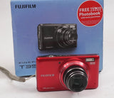 Fujifilm FinePix T350 Digital Camera 14.0MP Red Digital Camera + Battery + Card