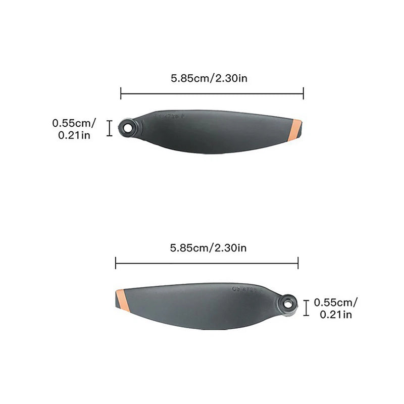 2 Pair Flexible Plastic Propellers Paddle for DJI Mavic Mini 2 Drone Accessory