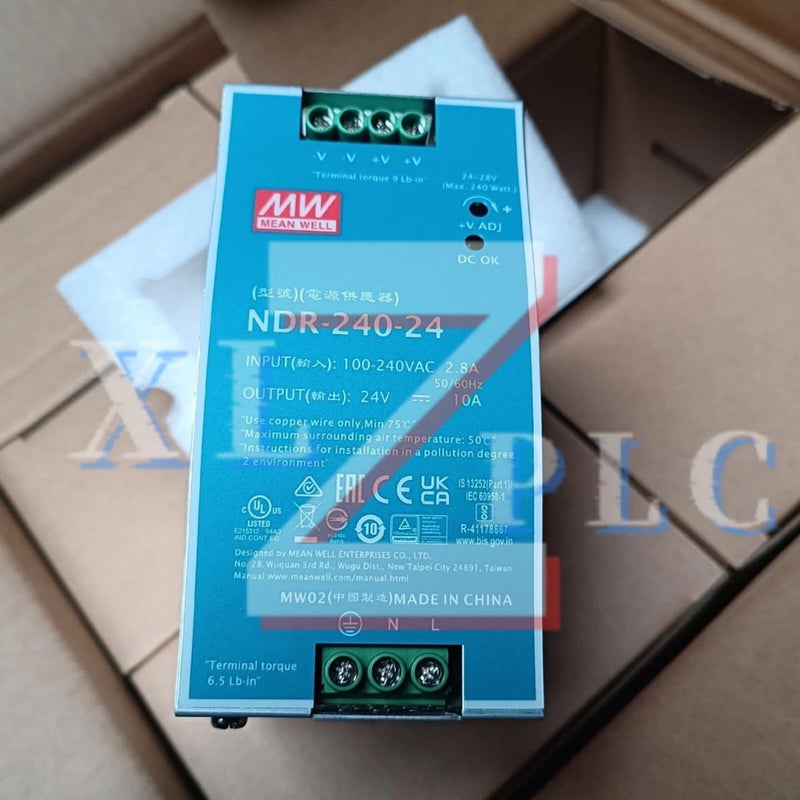 Mean Well NDR-240-24 | 24V10A  Switch Power Supply # 1pcs New In Box