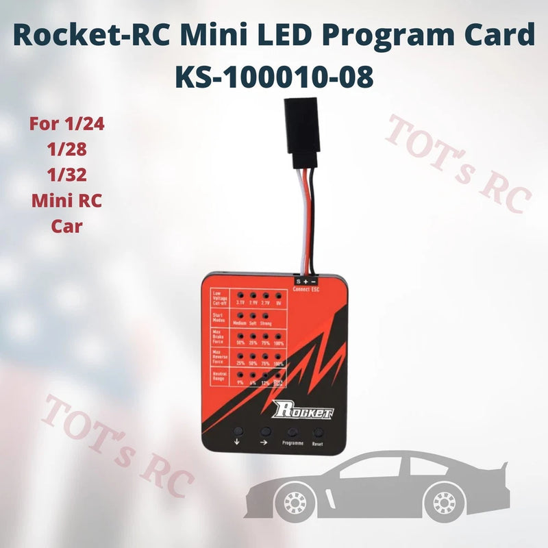 Surpass Hobby Rocket-RC Mini LED Program Card for 18a Brushless ESC