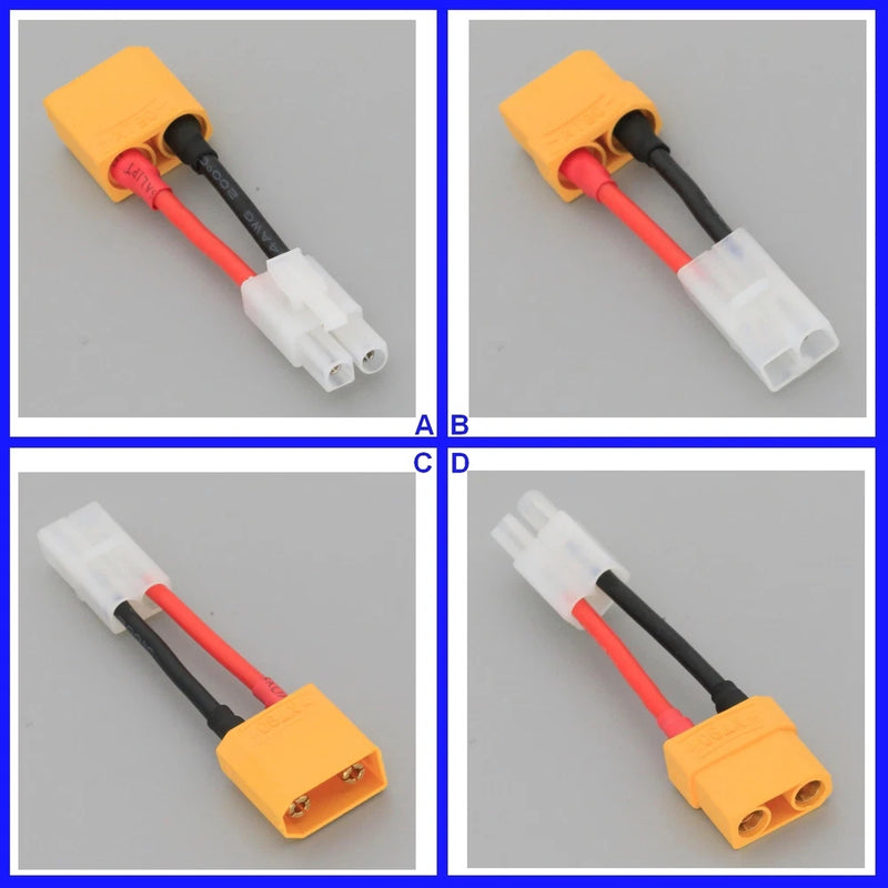 XT90 to Tamiya 14AWG 2inchs Cable Adapter For RC LiPo NiMH Battery FPV Truck UAV