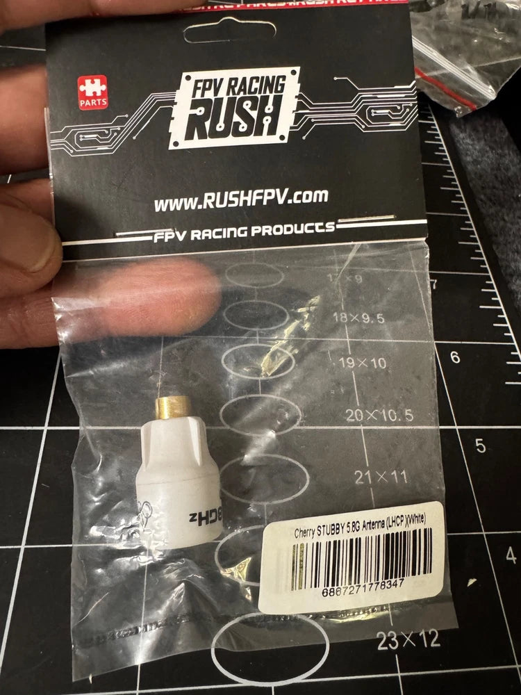 Rush FPV Cherry Stubby Antenna NEW!